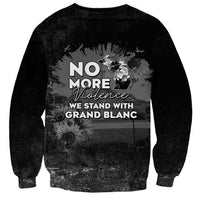 Pray For Michigan Sweatshirt No More Violence - Wonder Print Shop