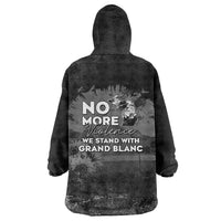 Pray For Michigan Wearable Blanket Hoodie No More Violence - Wonder Print Shop
