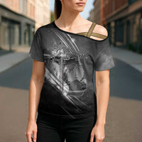 Pray For Grand Blanc Cross Shoulder Shirt Pray For Liberty - Wonder Print Shop