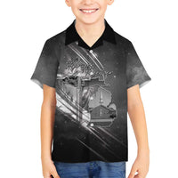 Pray For Grand Blanc Family Matching Off Shoulder Short Dress and Hawaiian Shirt Pray For Liberty - Wonder Print Shop