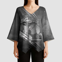 Pray For Grand Blanc Kimono Sleeve Blouse Pray For Liberty - Wonder Print Shop