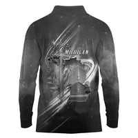 Pray For Grand Blanc Long Sleeve Polo Shirt Pray For Liberty - Wonder Print Shop