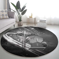 Pray For Grand Blanc Round Carpet Pray For Liberty - Wonder Print Shop