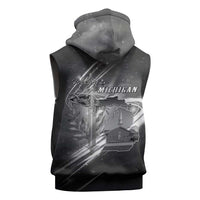 Pray For Grand Blanc Sleeveless Zip Hoodie Pray For Liberty - Wonder Print Shop