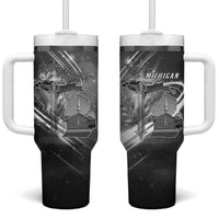 Pray For Grand Blanc Tumbler With Handle Pray For Liberty - Wonder Print Shop