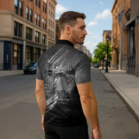 Pray For Grand Blanc Zipper Polo Shirt Pray For Liberty - Wonder Print Shop