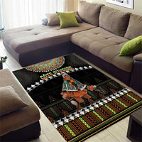 Ivory Coast Festival Of Masks Area Rug Traditional Zaouli Dance LT05 - Wonder Print Shop