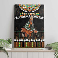 Ivory Coast Festival Of Masks Canvas Wall Art Traditional Zaouli Dance LT05 - Wonder Print Shop