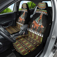 Ivory Coast Festival Of Masks Car Seat Cover Traditional Zaouli Dance LT05 - Wonder Print Shop