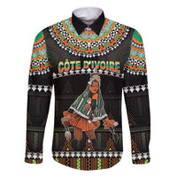 Ivory Coast Festival Of Masks Family Matching Mermaid Dress and Hawaiian Shirt Traditional Zaouli Dance LT05 - Wonder Print Shop