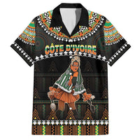 Ivory Coast Festival Of Masks Family Matching Puletasi and Hawaiian Shirt Traditional Zaouli Dance LT05 - Wonder Print Shop