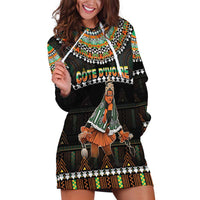 Ivory Coast Festival Of Masks Hoodie Dress Traditional Zaouli Dance LT05 - Wonder Print Shop