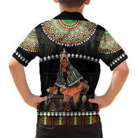 Ivory Coast Festival Of Masks Kid Hawaiian Shirt Traditional Zaouli Dance LT05 - Wonder Print Shop
