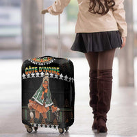 Ivory Coast Festival Of Masks Luggage Cover Traditional Zaouli Dance LT05 - Wonder Print Shop
