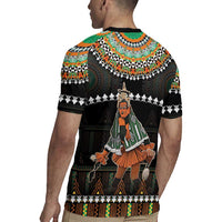 Ivory Coast Festival Of Masks Rugby Jersey Traditional Zaouli Dance LT05 - Wonder Print Shop