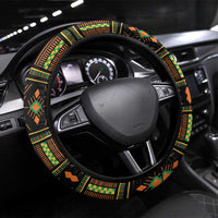 Ivory Coast Festival Of Masks Steering Wheel Cover Traditional Zaouli Dance LT05 - Wonder Print Shop