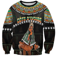 Ivory Coast Festival Of Masks Sweatshirt Traditional Zaouli Dance LT05 - Wonder Print Shop