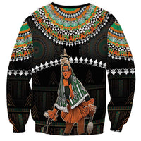 Ivory Coast Festival Of Masks Sweatshirt Traditional Zaouli Dance LT05 - Wonder Print Shop