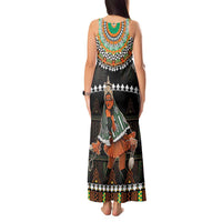 Ivory Coast Festival Of Masks Tank Maxi Dress Traditional Zaouli Dance LT05 - Wonder Print Shop