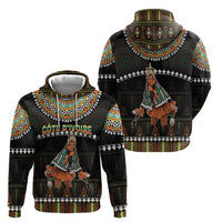 Ivory Coast Festival Of Masks Zip Hoodie Traditional Zaouli Dance LT05 - Wonder Print Shop