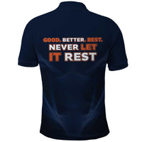 Good Better Best Chicago Football Inspirational Polo Shirt Fierce Bears Spirit - Wonder Print Shop