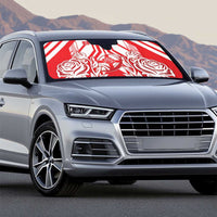England Red Rose Rugby Auto Sun Shade Sporty Style - Wonder Print Shop