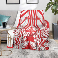 England Red Rose Rugby Blanket Sporty Style - Wonder Print Shop