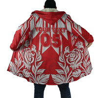 England Red Rose Rugby Custom Cloak Sporty Style - Wonder Print Shop