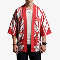 England Red Rose Rugby Custom Kimono Sporty Style - Wonder Print Shop
