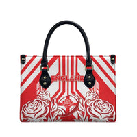 England Red Rose Rugby Leather Bag Sporty Style - Wonder Print Shop