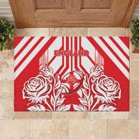 England Red Rose Rugby Rubber Doormat Sporty Style - Wonder Print Shop