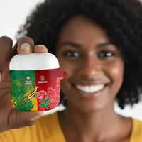 South Africa And England Rugby AirPods Case Springboks And Red Rose Together - Wonder Print Shop