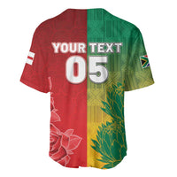 South Africa And England Rugby Custom Baseball Jersey Springboks And Red Rose Together - Wonder Print Shop