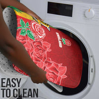 South Africa And England Rugby Bathroom Set Springboks And Red Rose Together - Wonder Print Shop
