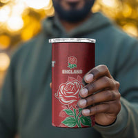 South Africa And England Rugby Custom 4 in 1 Can Cooler Tumbler Springboks And Red Rose Together - Wonder Print Shop