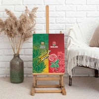 South Africa And England Rugby Canvas Wall Art Springboks And Red Rose Together - Wonder Print Shop
