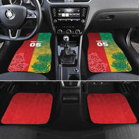 South Africa And England Rugby Custom Car Mats Springboks And Red Rose Together - Wonder Print Shop