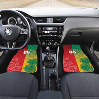 South Africa And England Rugby Custom Car Mats Springboks And Red Rose Together - Wonder Print Shop