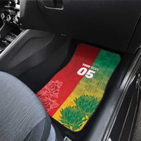 South Africa And England Rugby Custom Car Mats Springboks And Red Rose Together - Wonder Print Shop