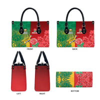 South Africa And England Rugby Leather Bag Springboks And Red Rose Together - Wonder Print Shop