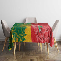 South Africa And England Rugby Tablecloth Springboks And Red Rose Together - Wonder Print Shop