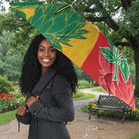 South Africa And England Rugby Umbrella Springboks And Red Rose Together - Wonder Print Shop