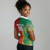 South Africa And England Rugby Custom Women Polo Shirt Springboks And Red Rose Together - Wonder Print Shop