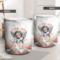 Funny Valentines Day Laundry Basket Cupid Says 67