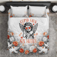 Funny Valentines Day Bedding Set Cupid Says 67