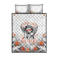 Funny Valentines Day Quilt Bed Set Cupid Says 67