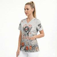 Funny Valentines Day Scrub Top Cupid Says 67