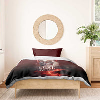 Skull Valentines Day Bedding Set I Love You To The Upside Down And Back