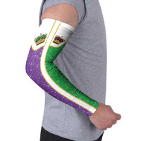 Mardi Gras Crown Arm Sleeves Western Yoke Glitter Style