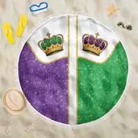 Mardi Gras Crown Beach Blanket Western Yoke Glitter Style